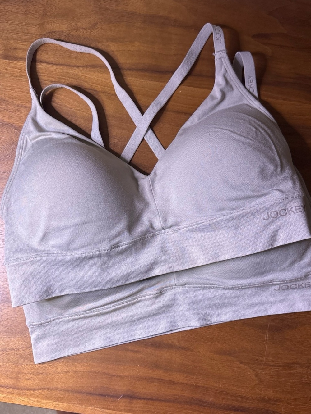 Jockey Women's Seamless Light Beige Bralette bundle - Soft Support